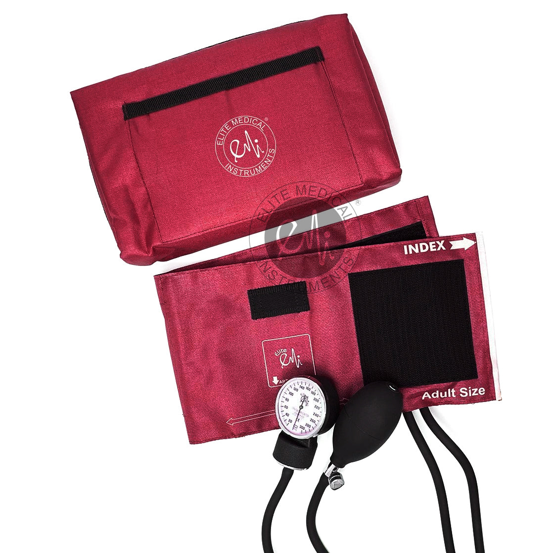 EMI 217 Aneroid Sphygmomanometer Burgundy