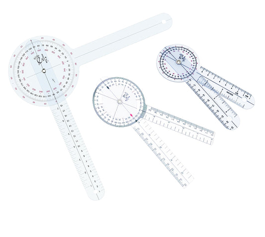 EMI 3 Piece Goniometer Set 12 8 6 inch