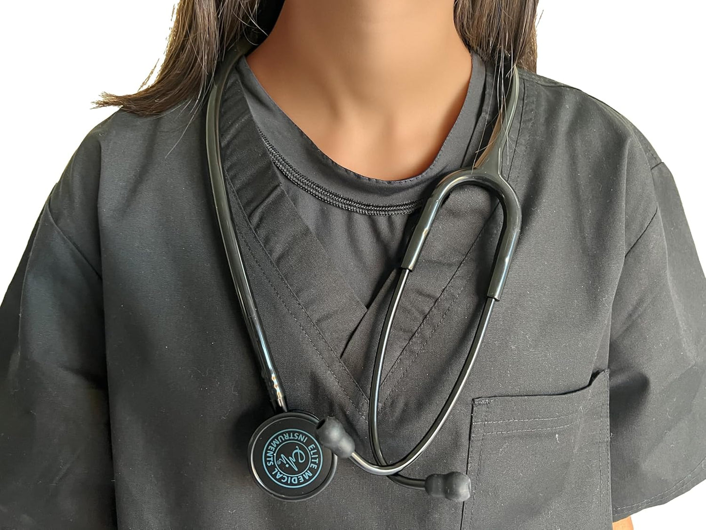 EMI Pro Series Lightweight Dual Head Stethoscope – 4oz Anodized Aluminum – for Nurses, Doctors, EMTs, Medical Professionals - ESC-103