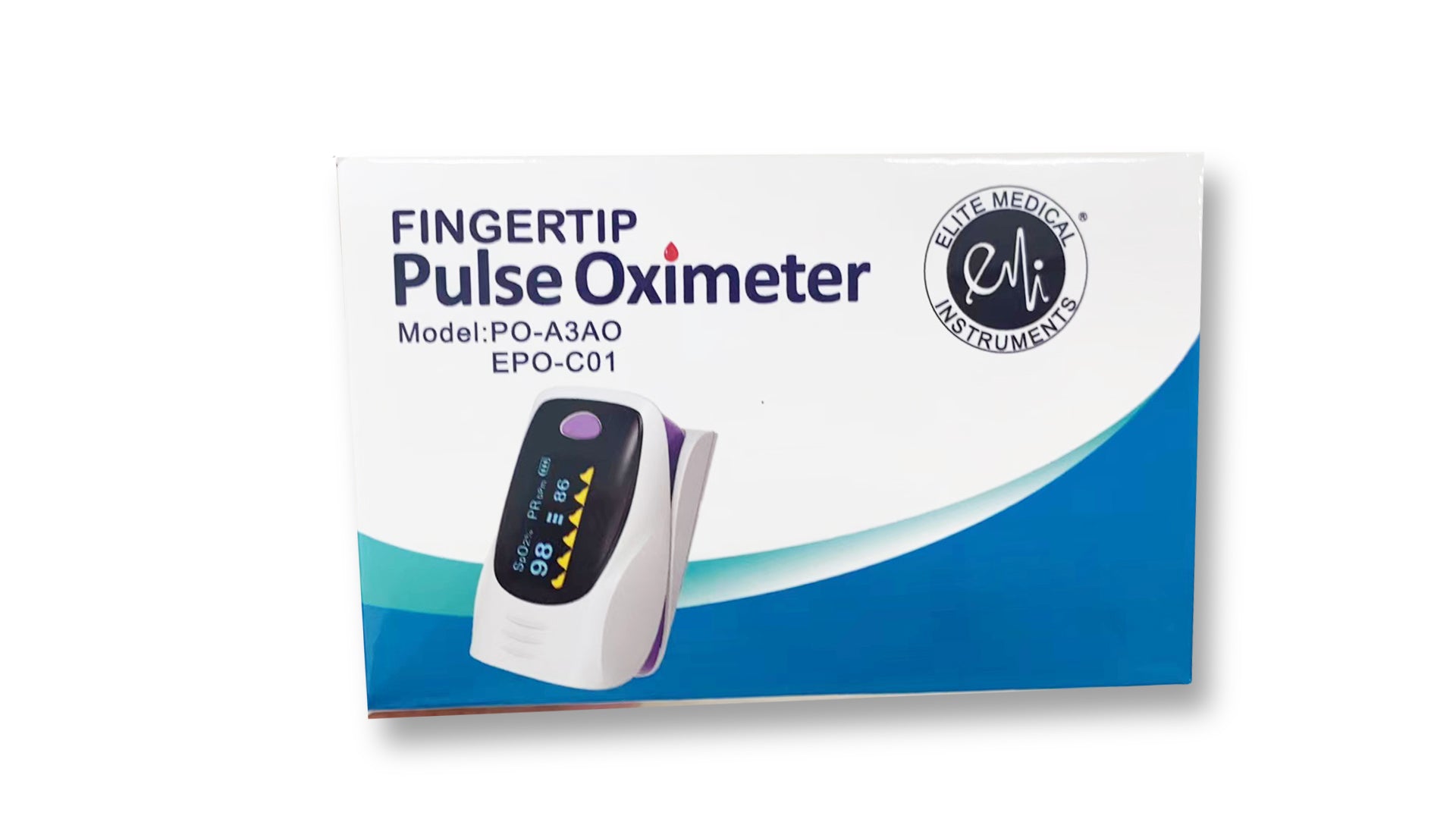 Pi Instruments Finger Pulse Oximeter – SpO2, Pulse Rate & PI Monitor with OLED- 10 pk ...