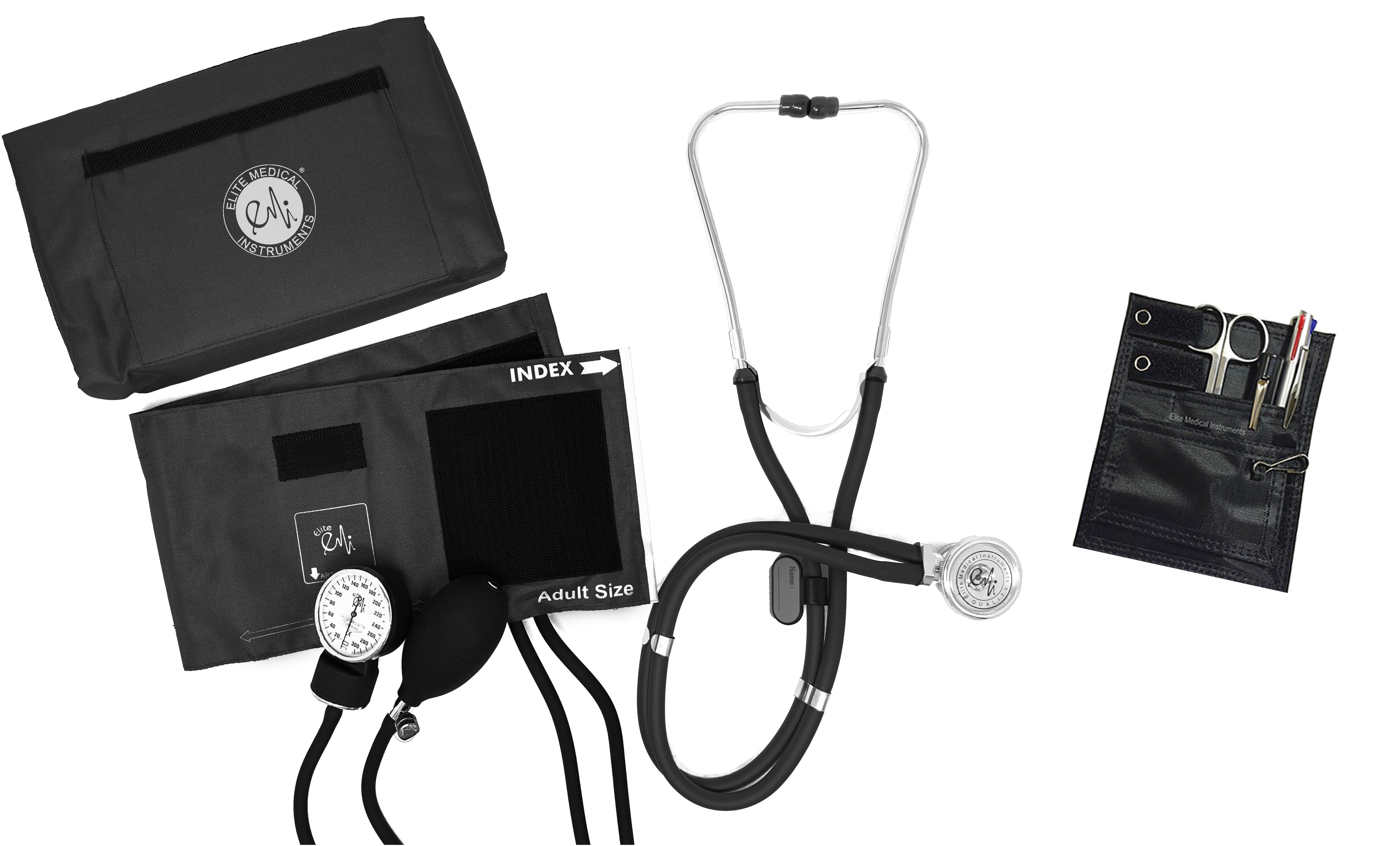 EMI NK-330 6 Piece Nurse Kit with Stethoscope BP Cuff Organizer