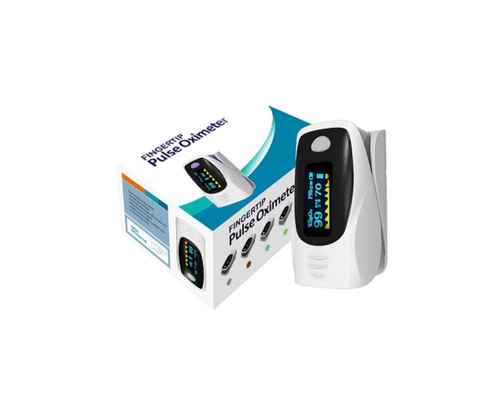 EMI Finger Pulse Oximeter – SpO2, PR, and PI Monitoring - 10 Pack