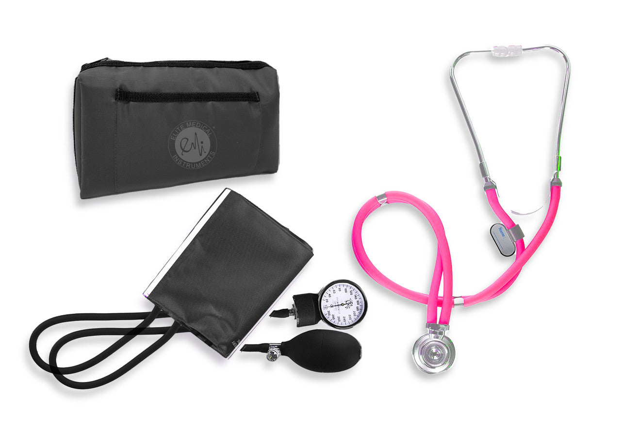 Pink Stethoscope and BP Set