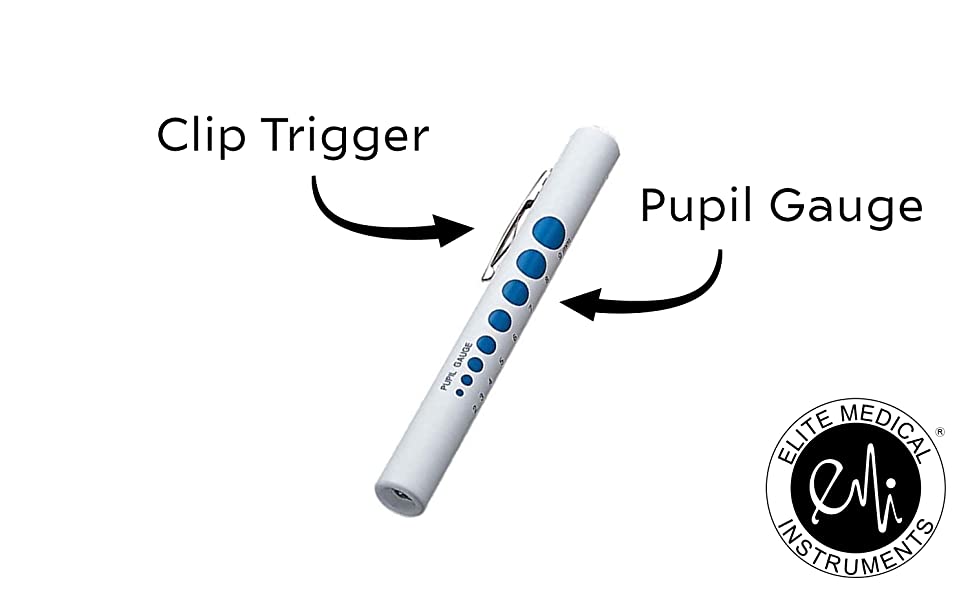 Clip Trigger and Pupil Gauge Penlight